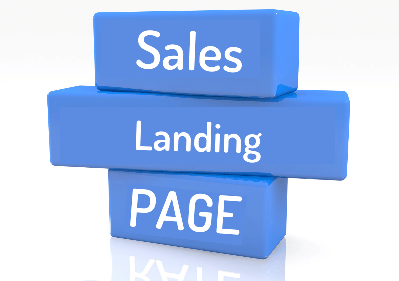 sales landing page