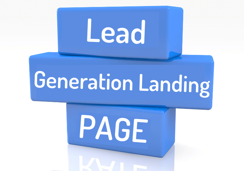 Lead generation landing page